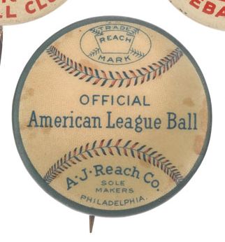 PIN Reach American League Ball